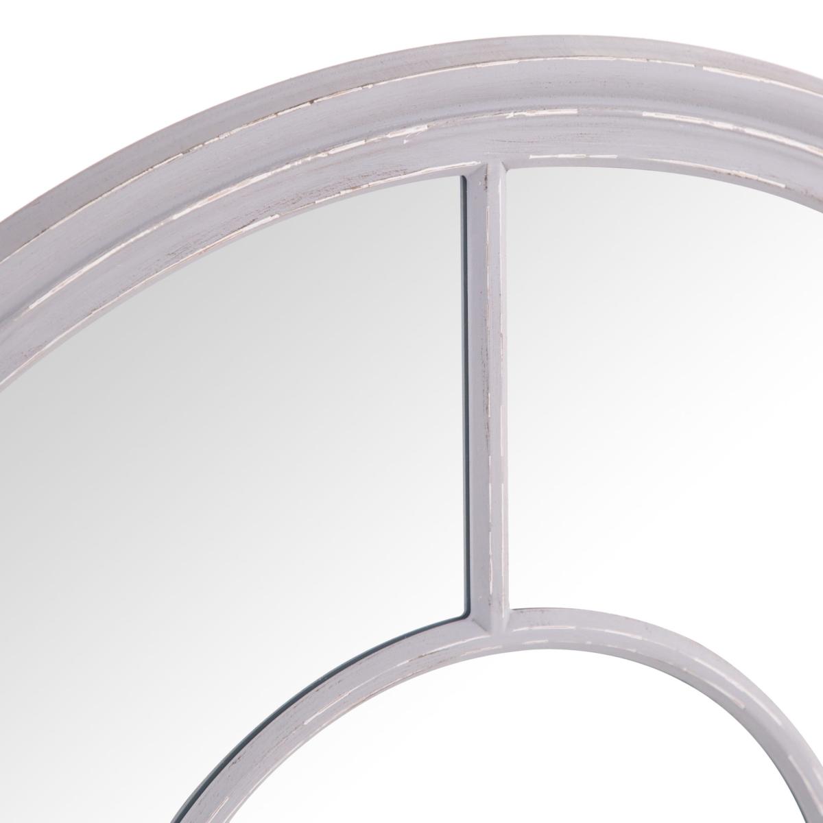 Maestro Large Round Wall Mirror - Grey – image 3