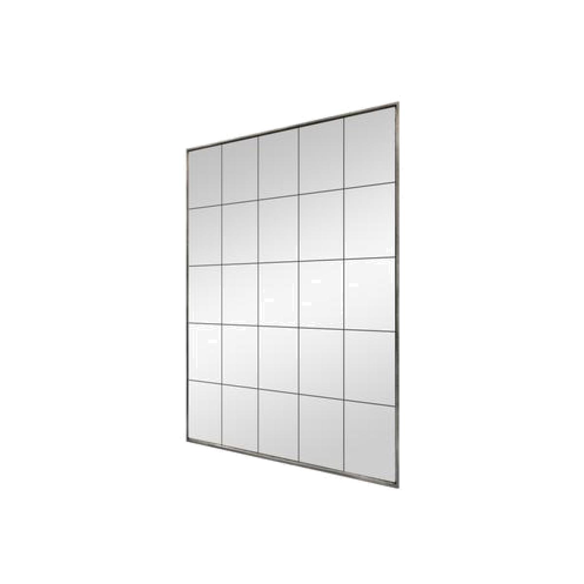 Villa Extra Large Square Wall Mirror - Distressed Metal