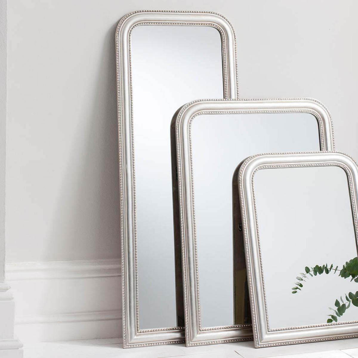 Hazel 148cm Large Arched Wall Mirror - Silver – image 3