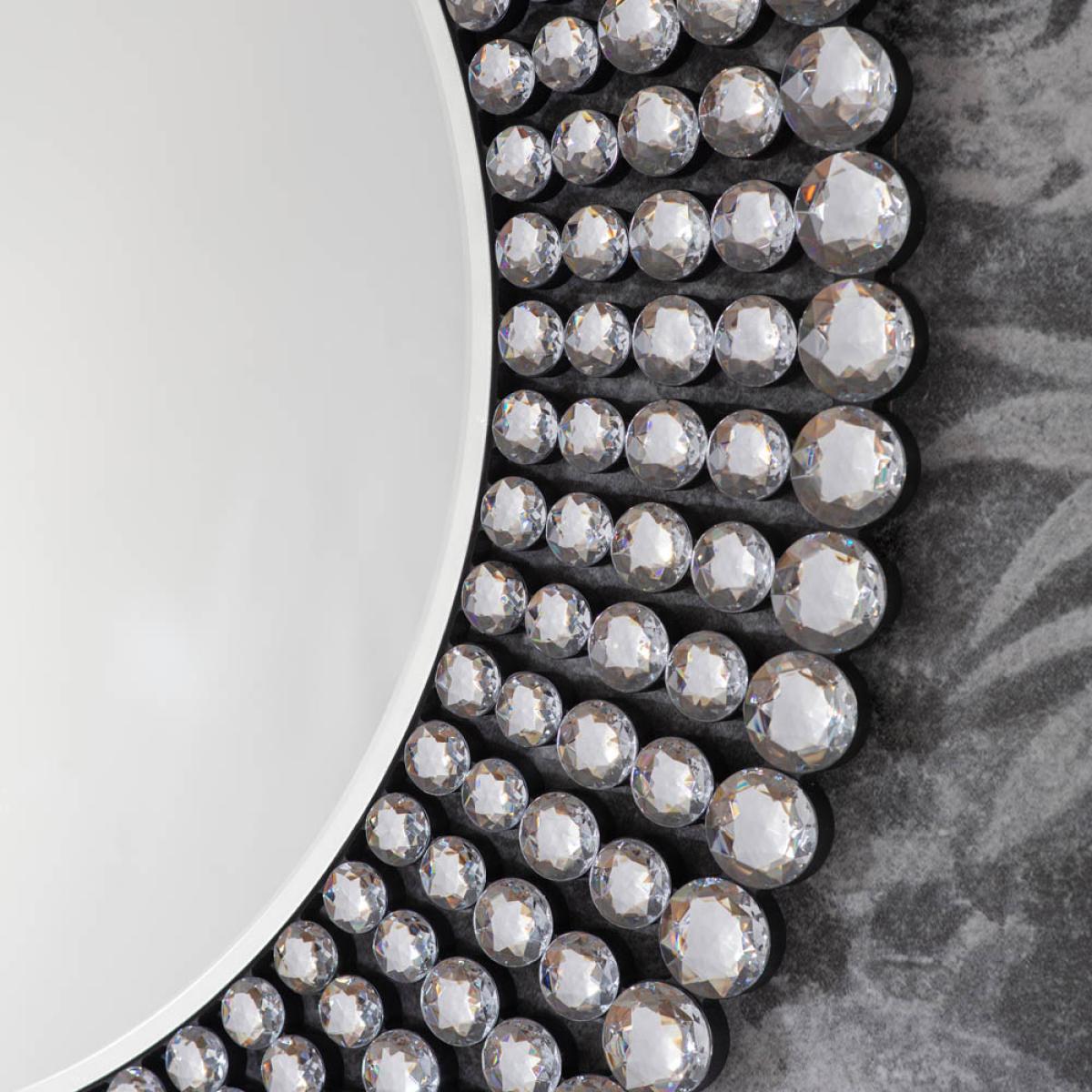 Bako Medium Round Wall Mirror - Silver – image 3