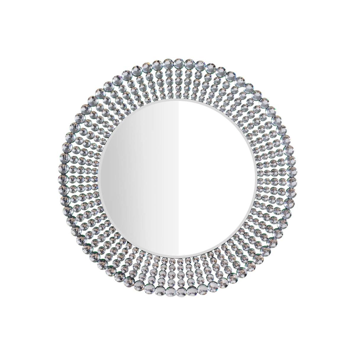 Bako Medium Round Wall Mirror - Silver – image 1