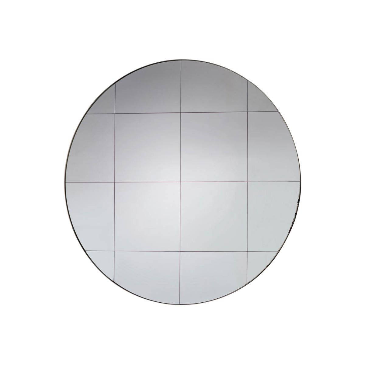 Delpha Medium Round Wall Mirror - Silver – image 1