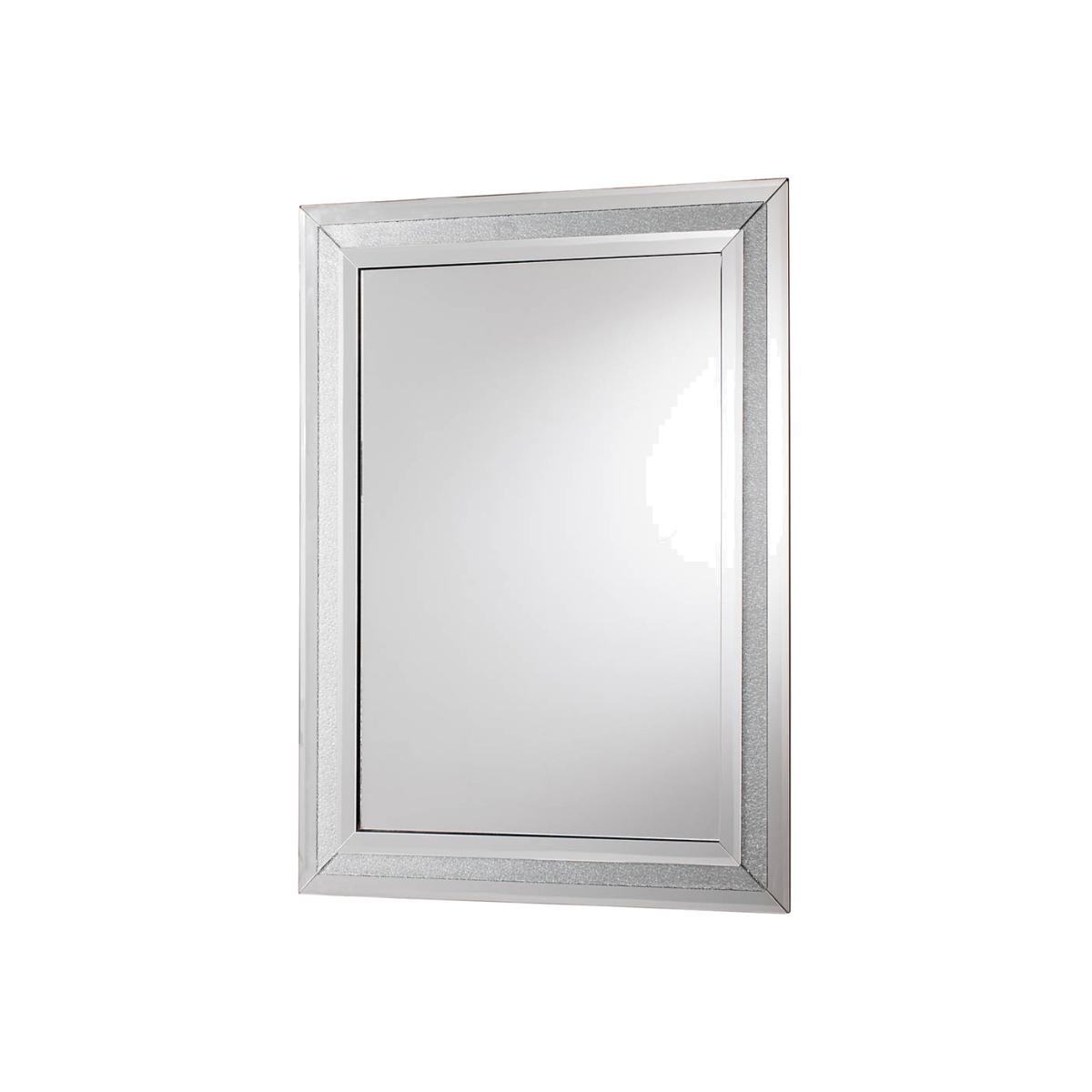 Juliana Medium Rectangle Wall Mirror - Silver – image 1