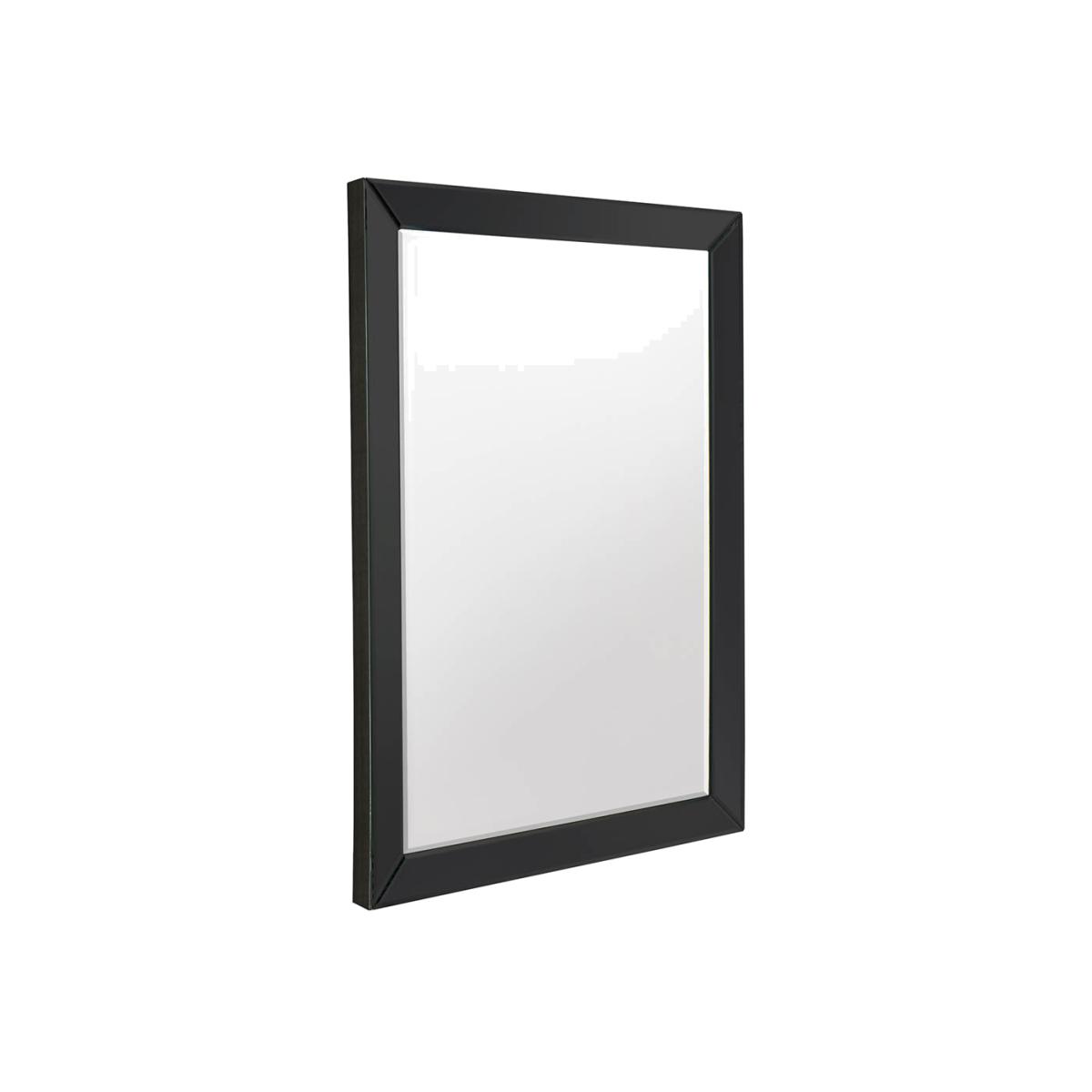 Layla Medium Rectangle Wall Mirror - Black – image 1