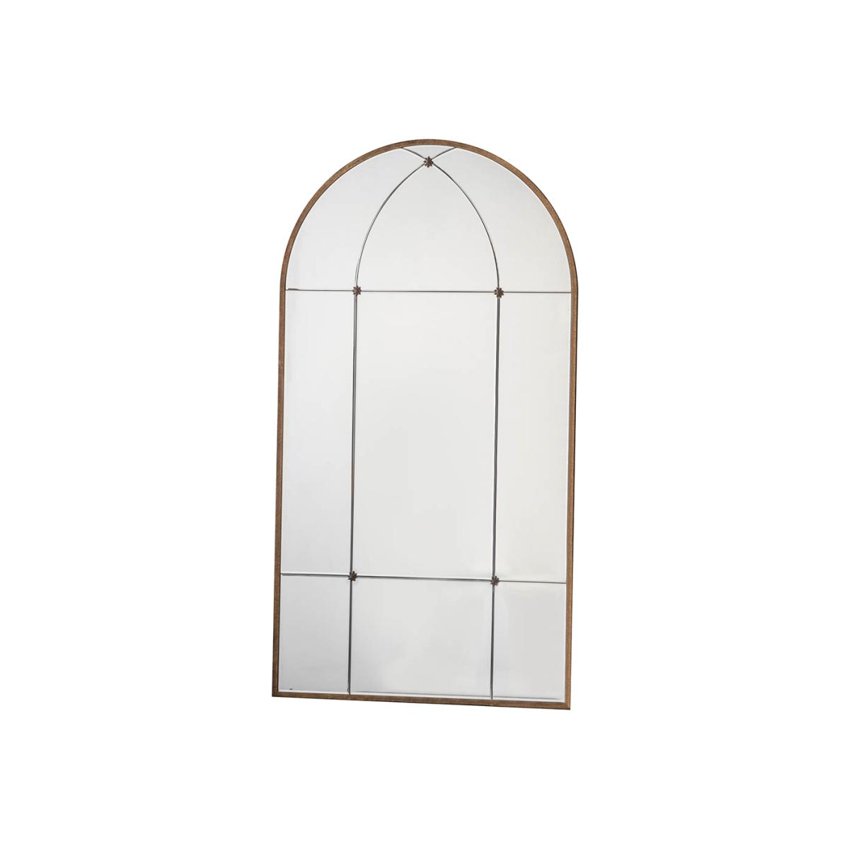 Ozell Large Arched Wall Mirror - Gold – image 1