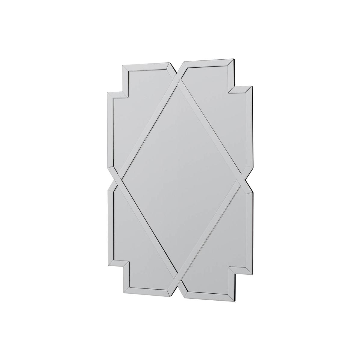 Lance Medium Irregular Wall Mirror - Silver