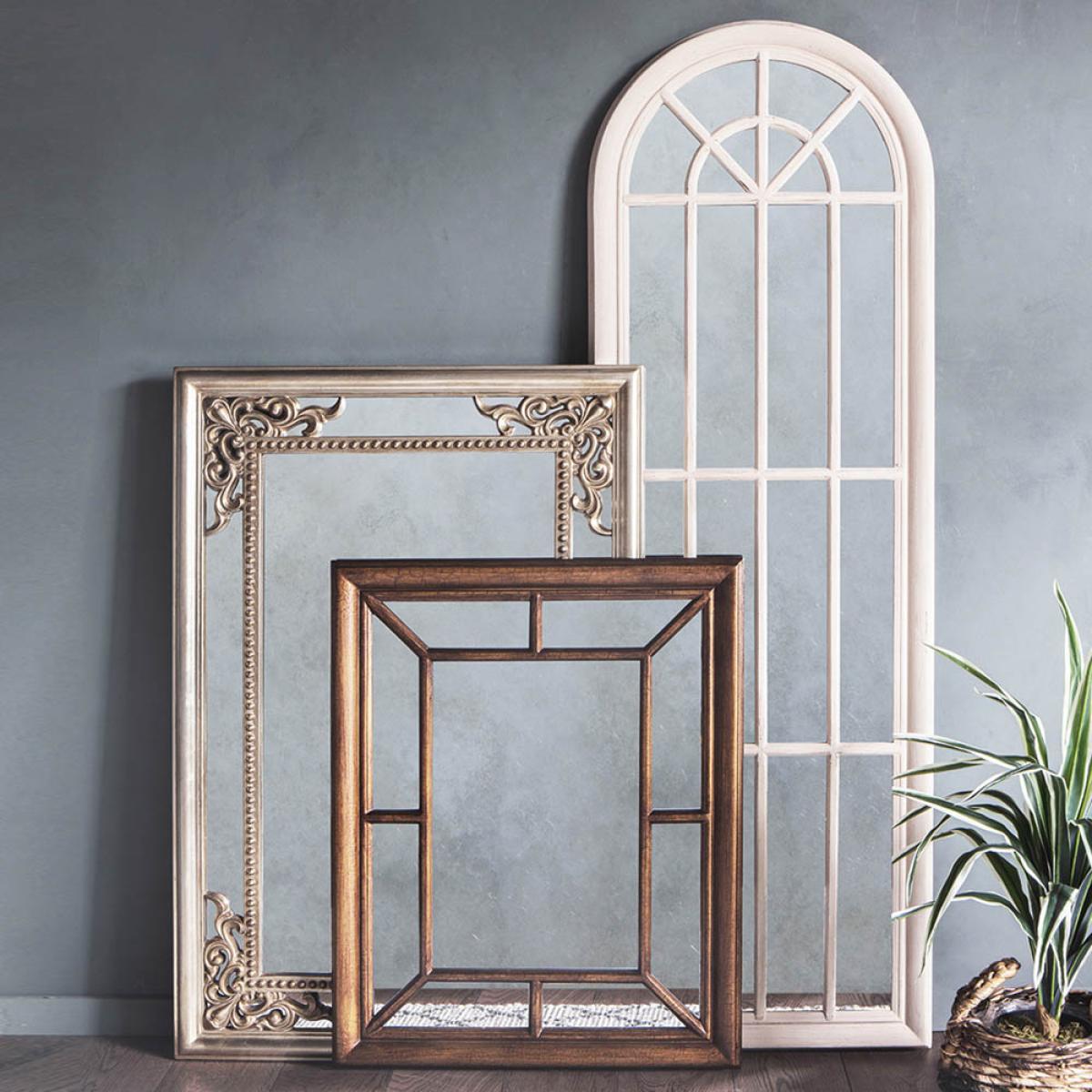 Cirencester Medium Rectangle Wall Mirror - Silver – image 3
