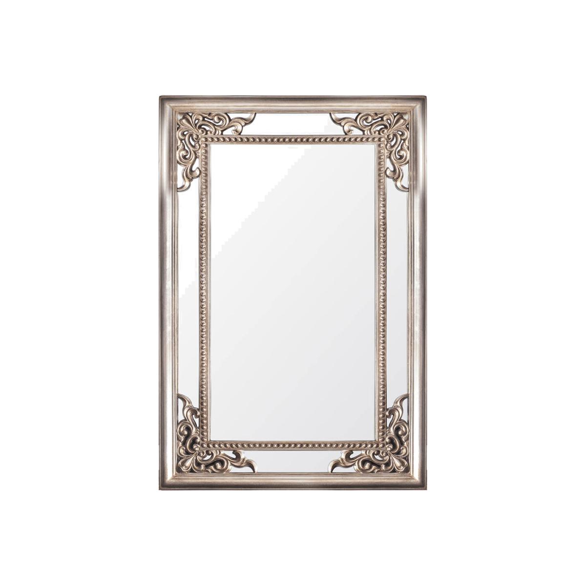 Cirencester Medium Rectangle Wall Mirror - Silver – image 1