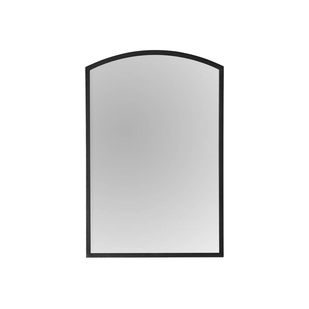Riley Medium Arched Wall Mirror - Black – image 1