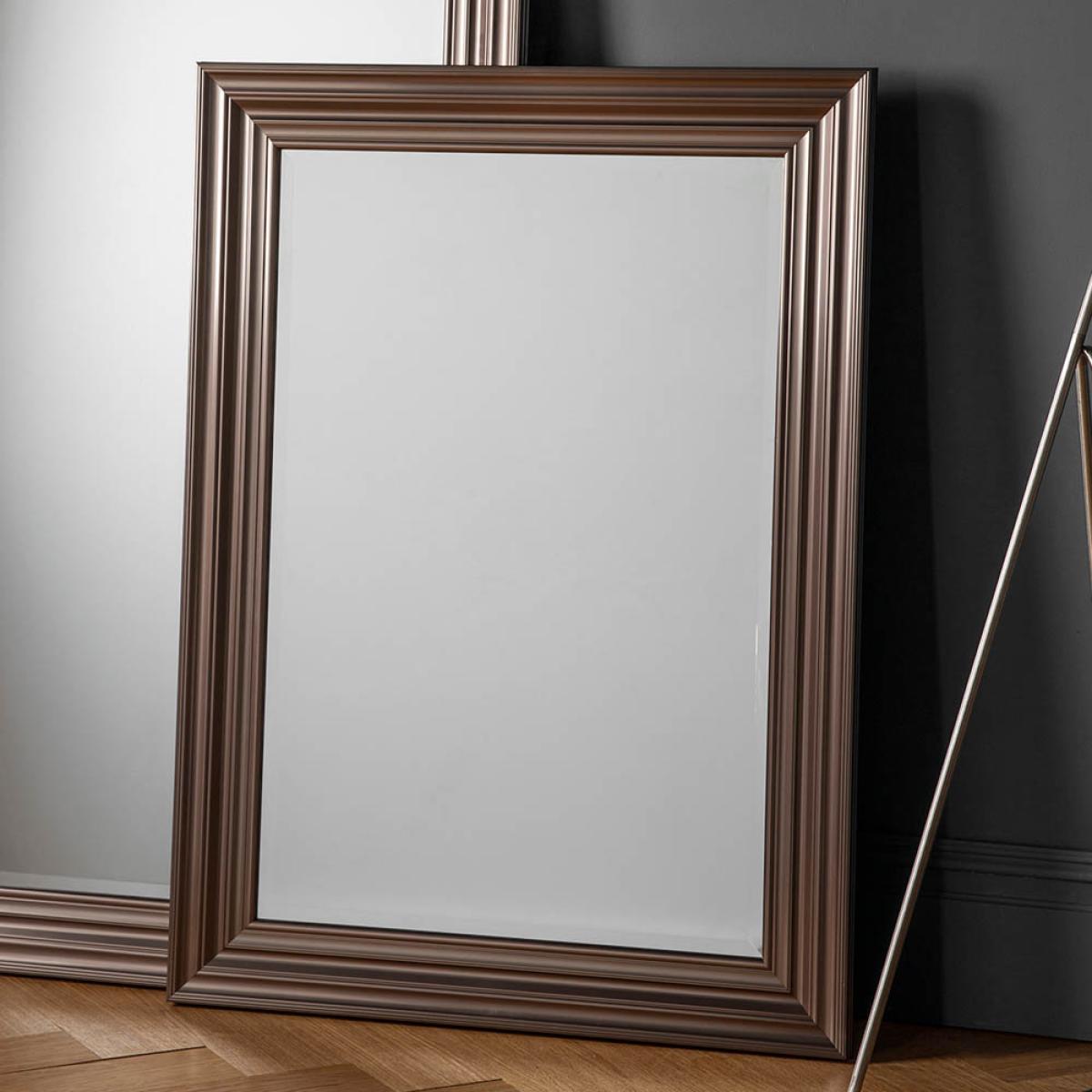 Miramichi Large Rectangle Wall Mirror - Silver – image 2