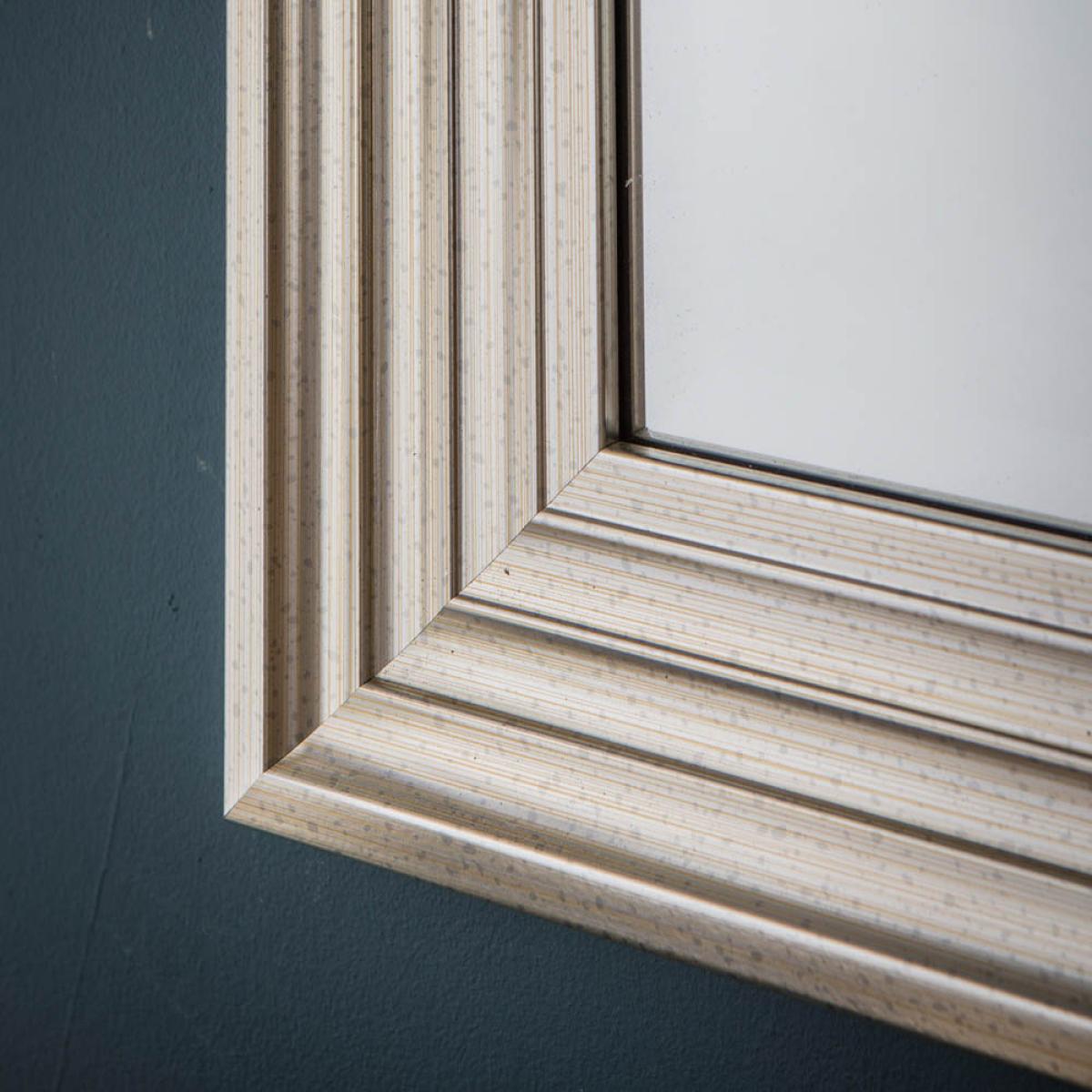 Bewdley 119cm Large Rectangle Wall Mirror - Silver – image 2