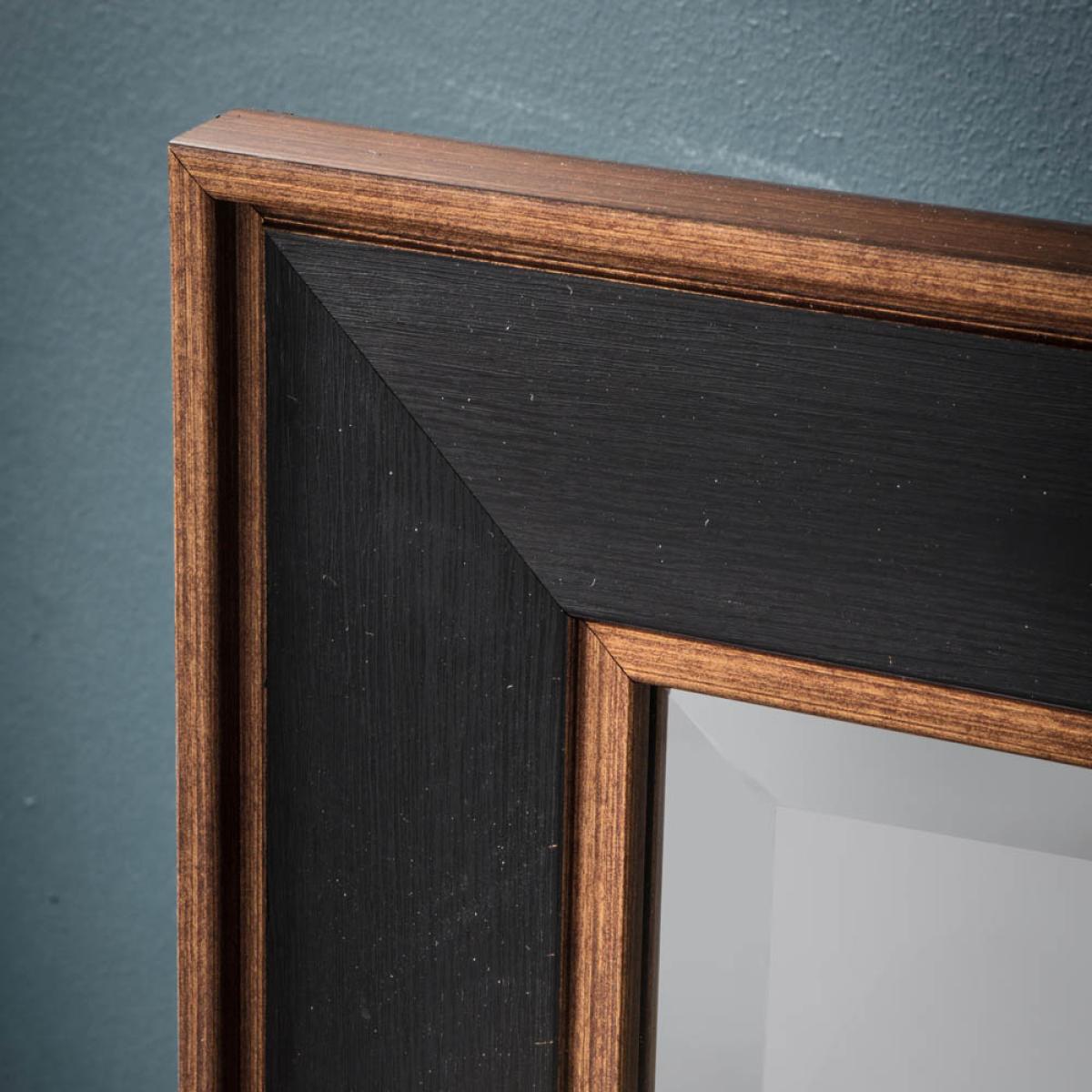 Greer Medium Rectangle Wall Mirror - Black – image 3