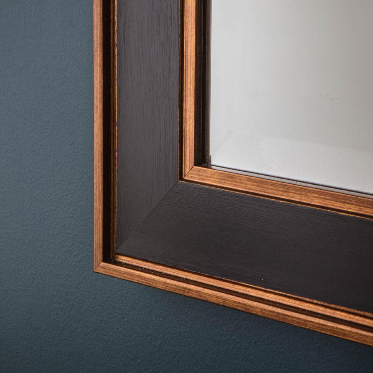 Greer Medium Rectangle Wall Mirror - Black – image 4