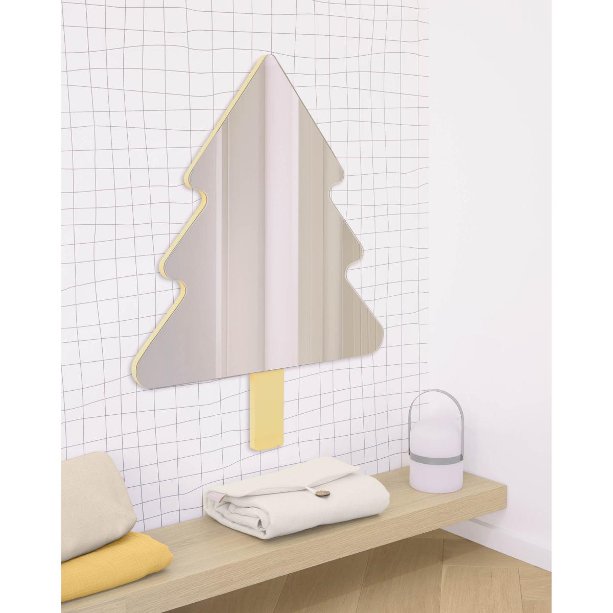 Saori tree wall mirror MDF 54 x 70 cm – image 2