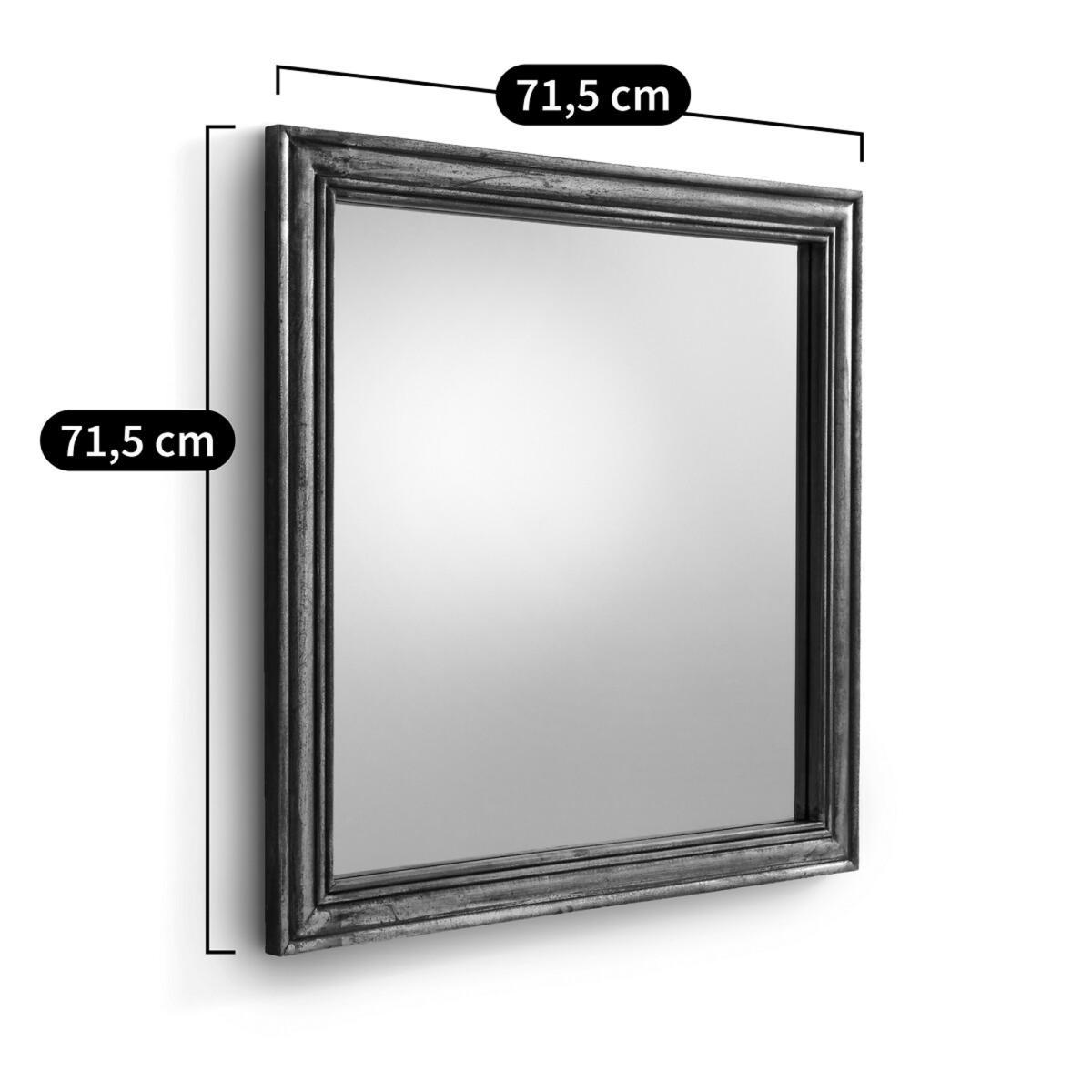Afsan Square Solid Mango Wood Mirror, H71.5cm – image 4