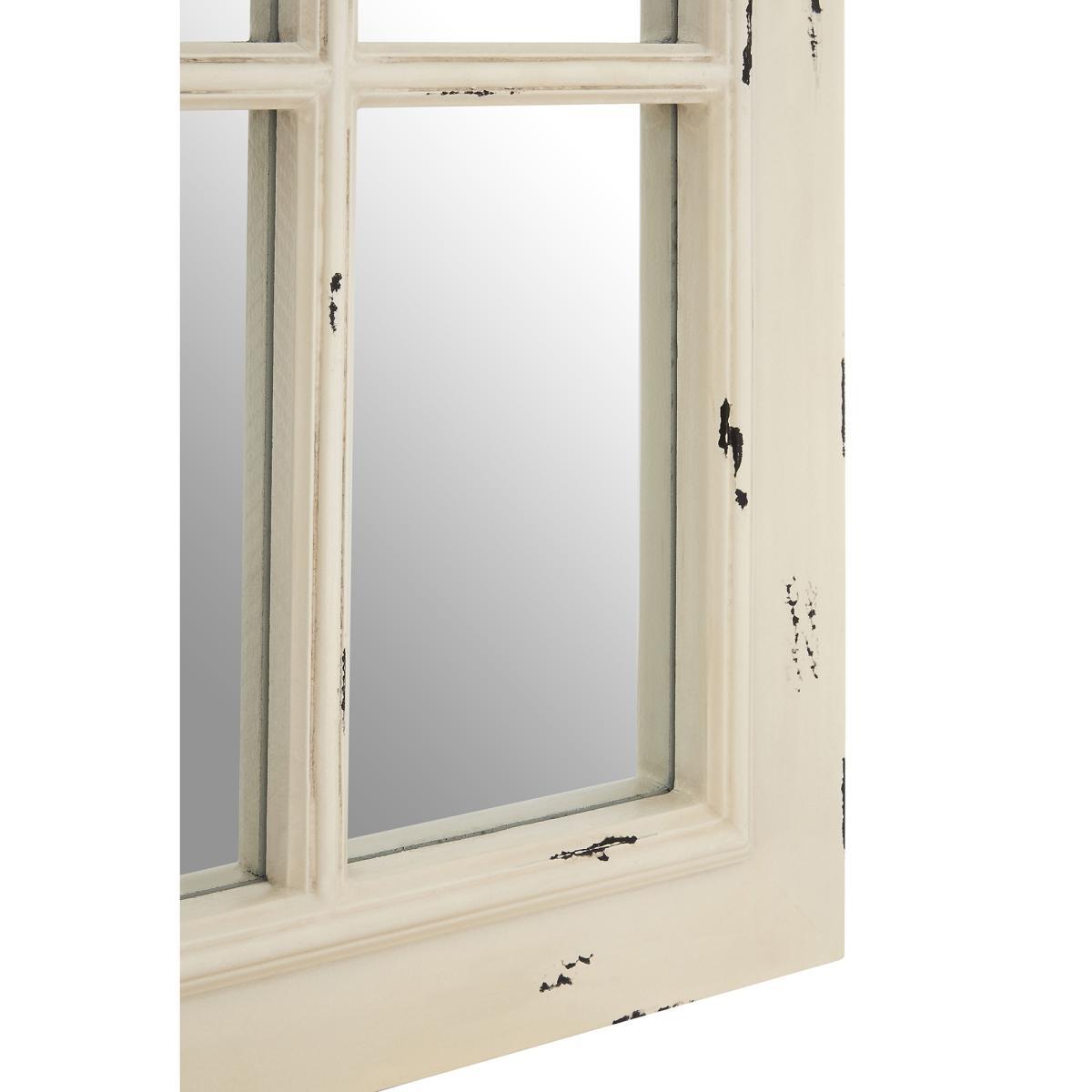 120 x 80cm Wall Mirror in Cream Chinese Oak – image 4