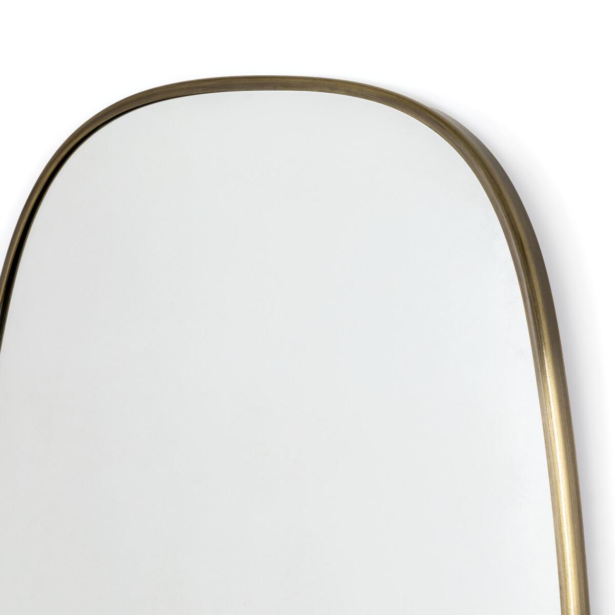 Caligone Antique Brass Frame Mirror, L1m – image 2