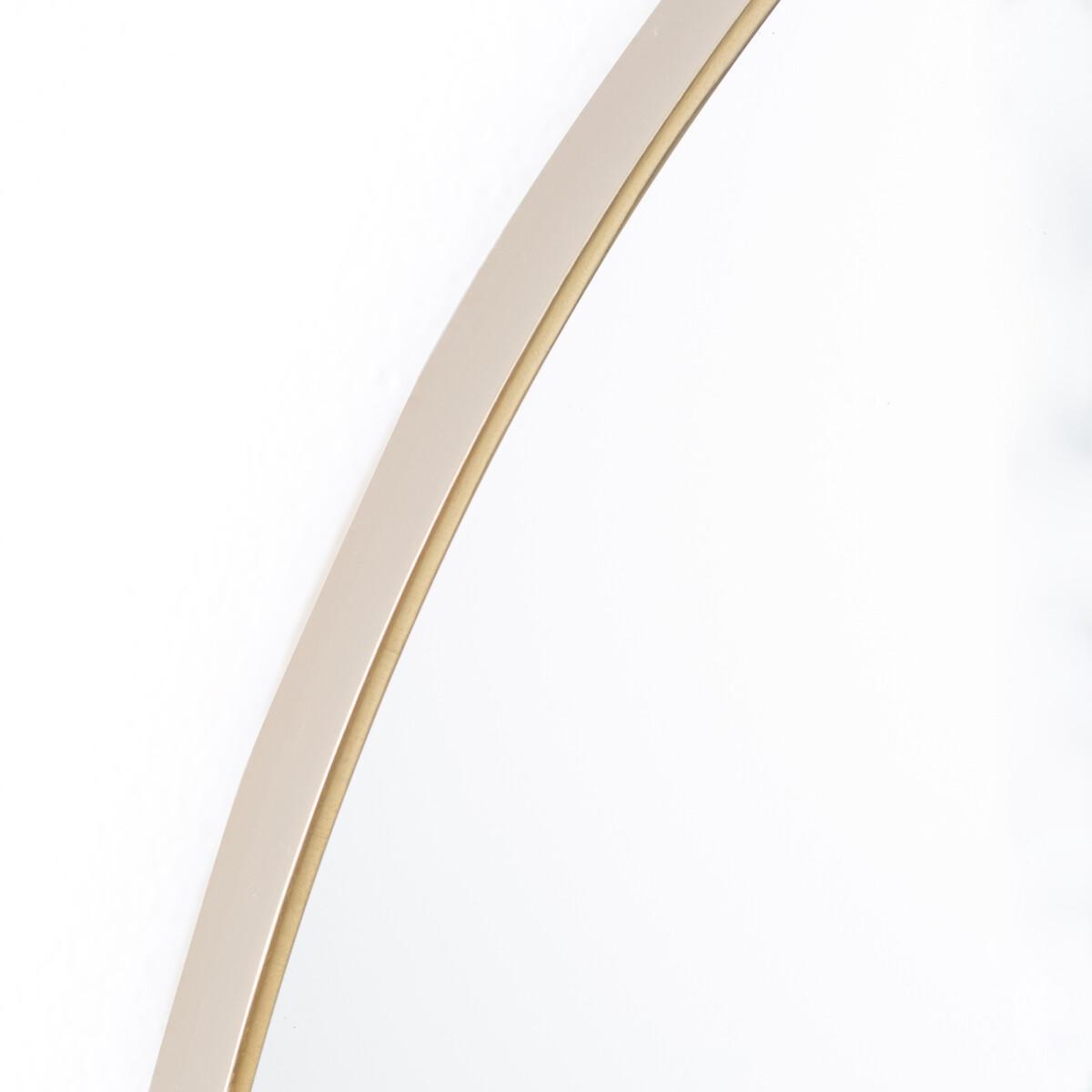 Iodus Round Mirror with Brass Frame, 60cm – image 3