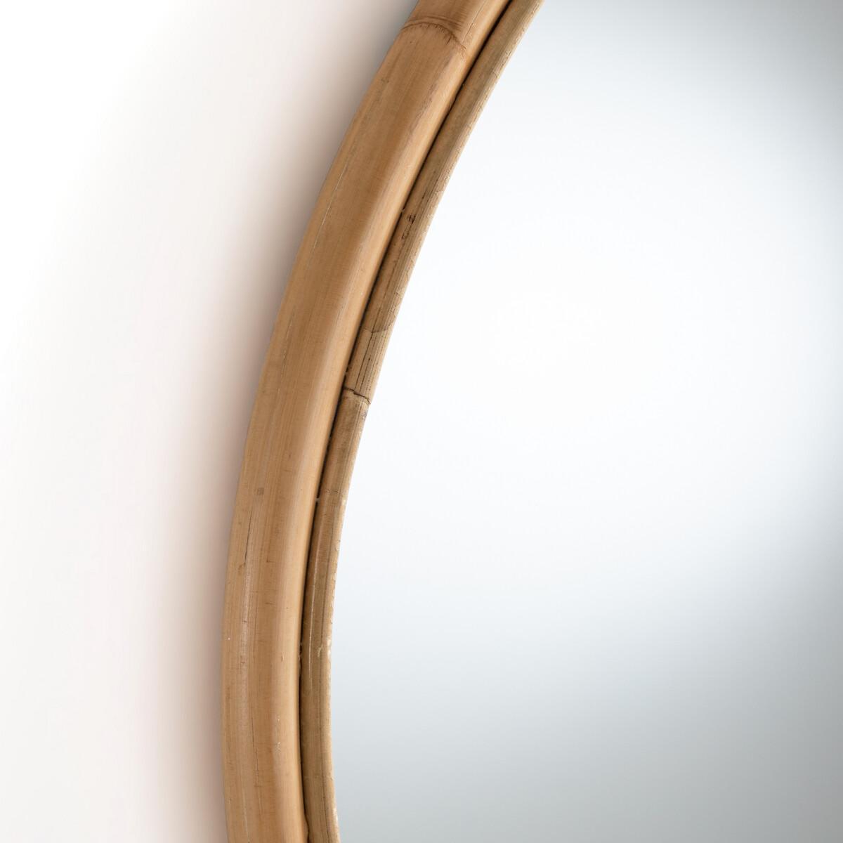 Nogu Round Rattan Mirror, Diameter 90cm – image 3