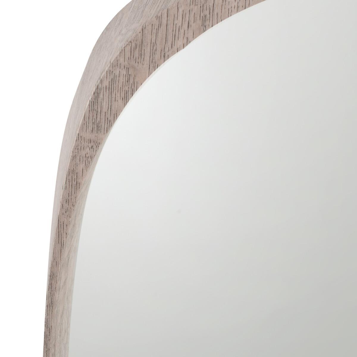 90cm Wooden Teardrop Wall Mirror – image 2