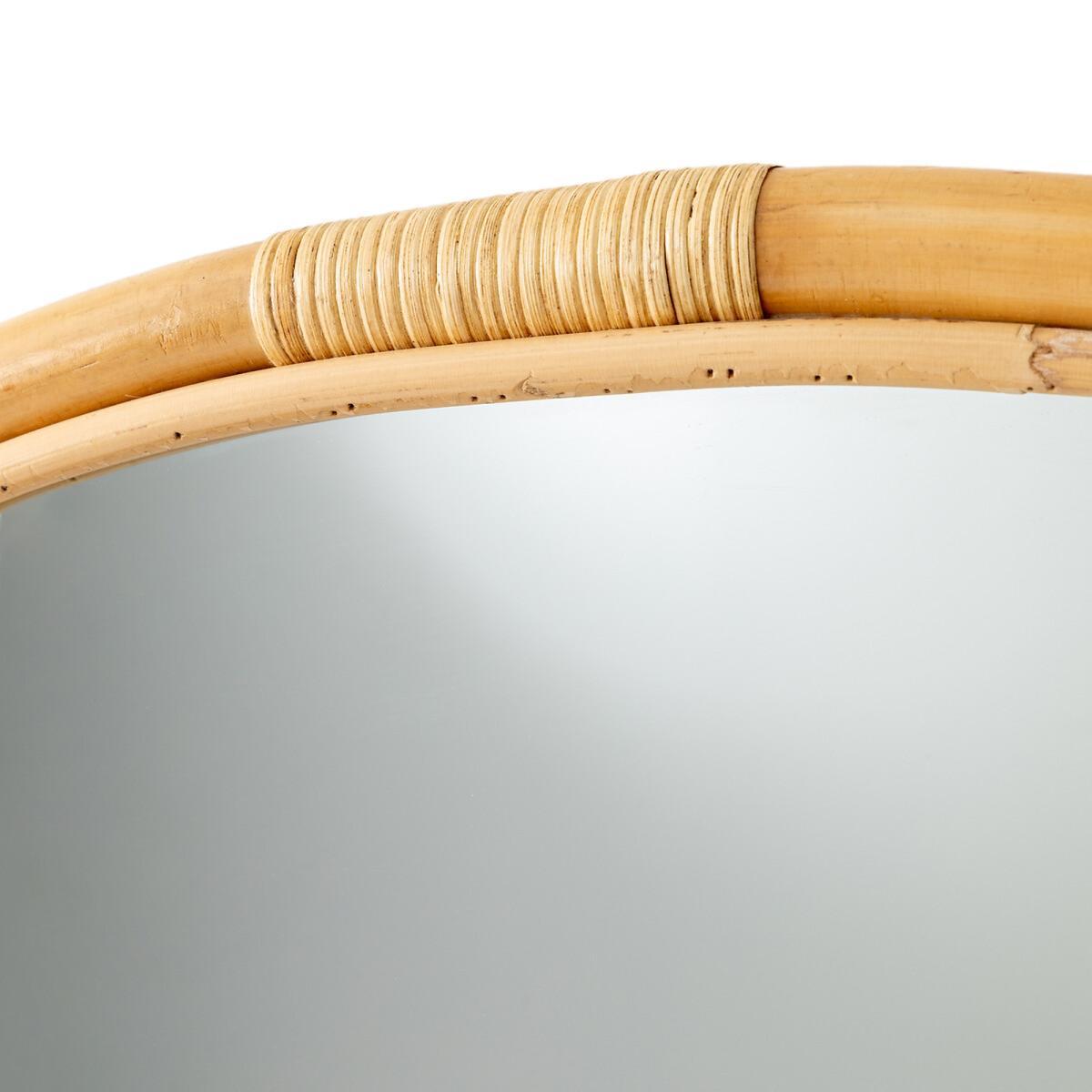Nogu Round Rattan Mirror, Diameter 120cm – image 3