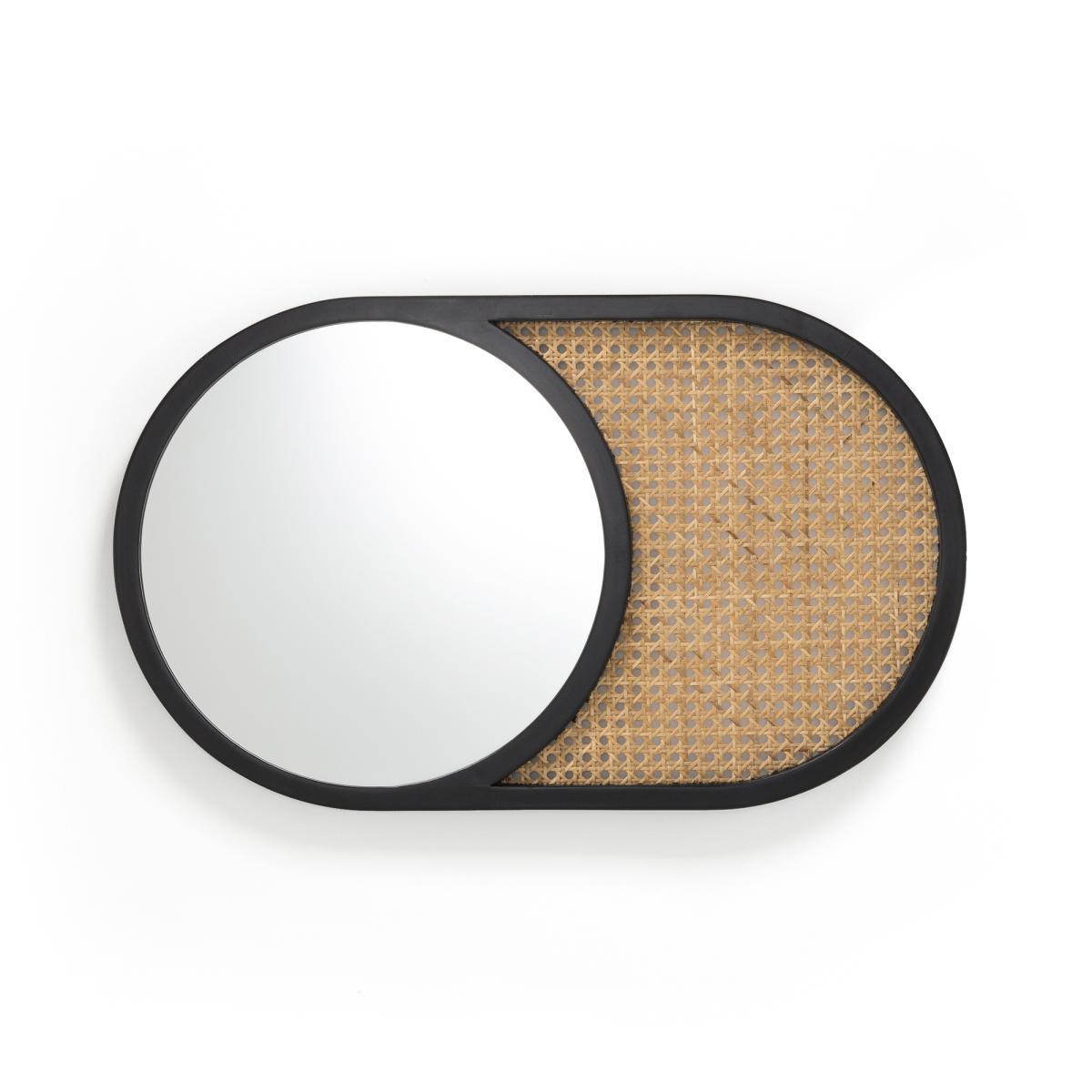 Waska Oak / Rattan Mirror – image 2