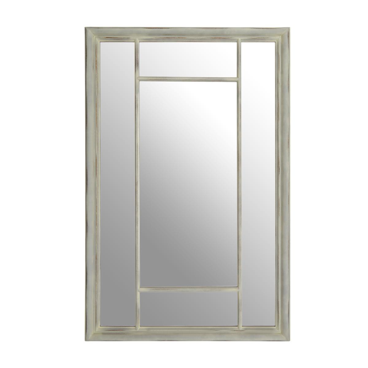 146 x 95cm Wall Mirror in Grey Chinese Oak – image 2