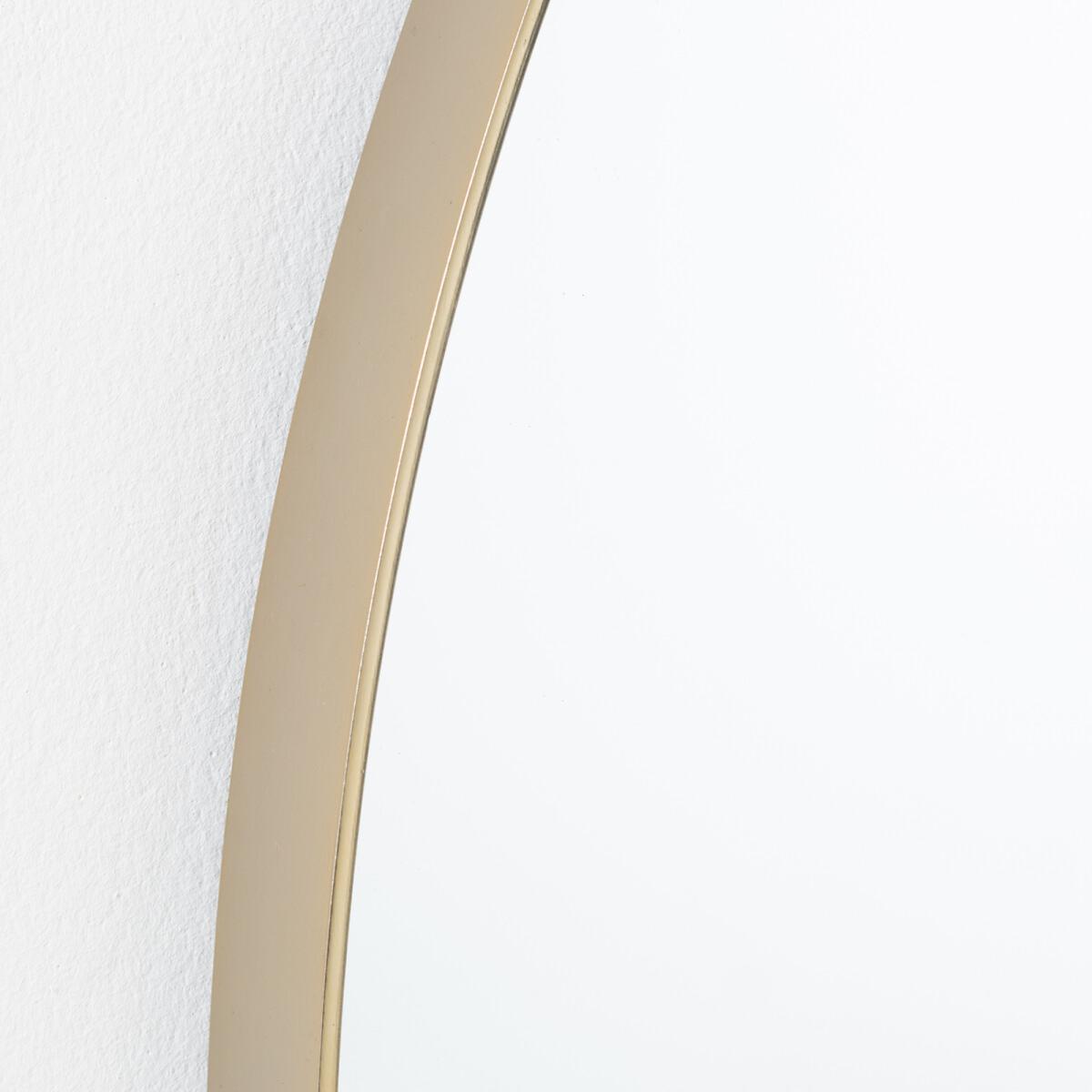 Iodus Round Mirror with Brass Frame, 90cm – image 2