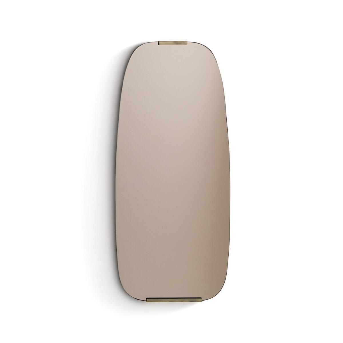 Dialect Smoked Glass and Brass Mirror, Height 72.5cm – image 2