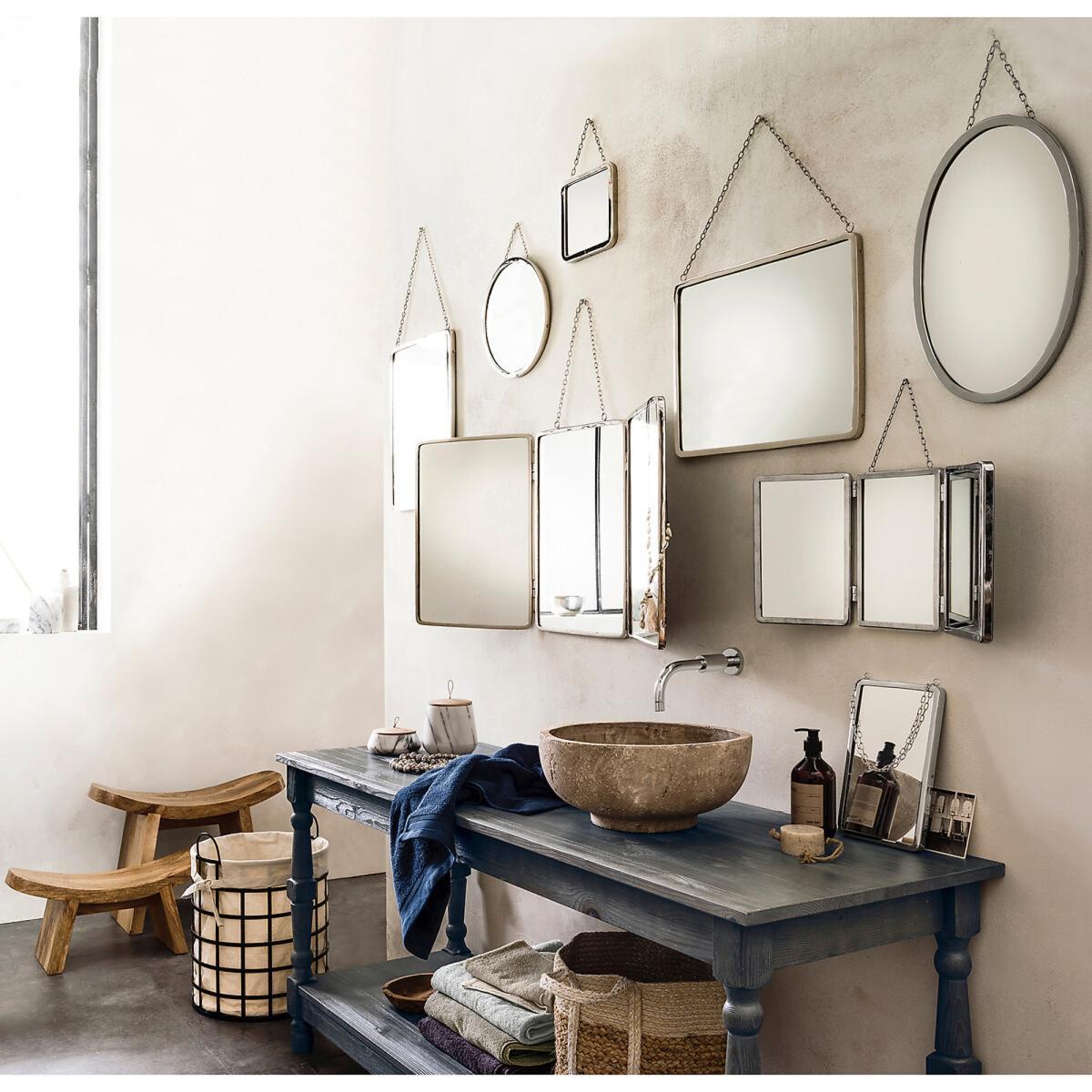 Barbier Rectangular Mirror, Width 50 x Height 37cm – image 3