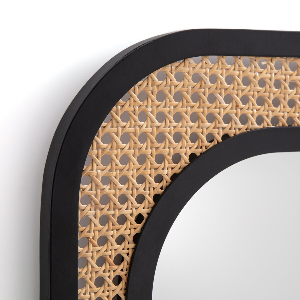 Waska Metal & Rattan Mirror – image 2