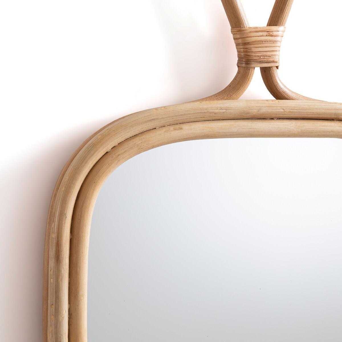 Nogu Rectangular Rattan Mirror – image 3