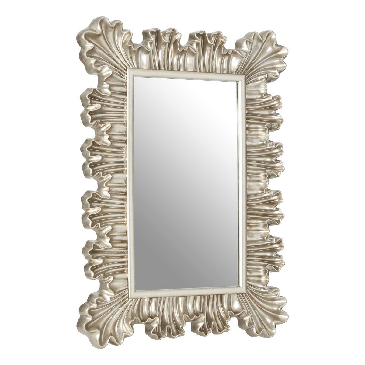 112 x 78cm Rectangular Wall Mirror in Champagne Finish – image 2
