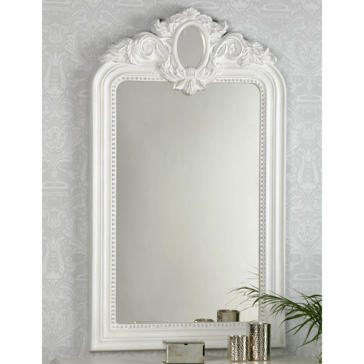 Laura Ashley Alana Rectangular Wall Mirror - Cream, Cream – image 3
