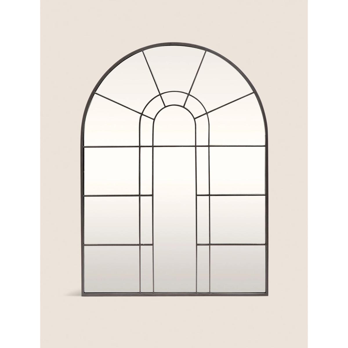 M&S Unisex Arch Window Mirror - White, White,Black Mix – image 1