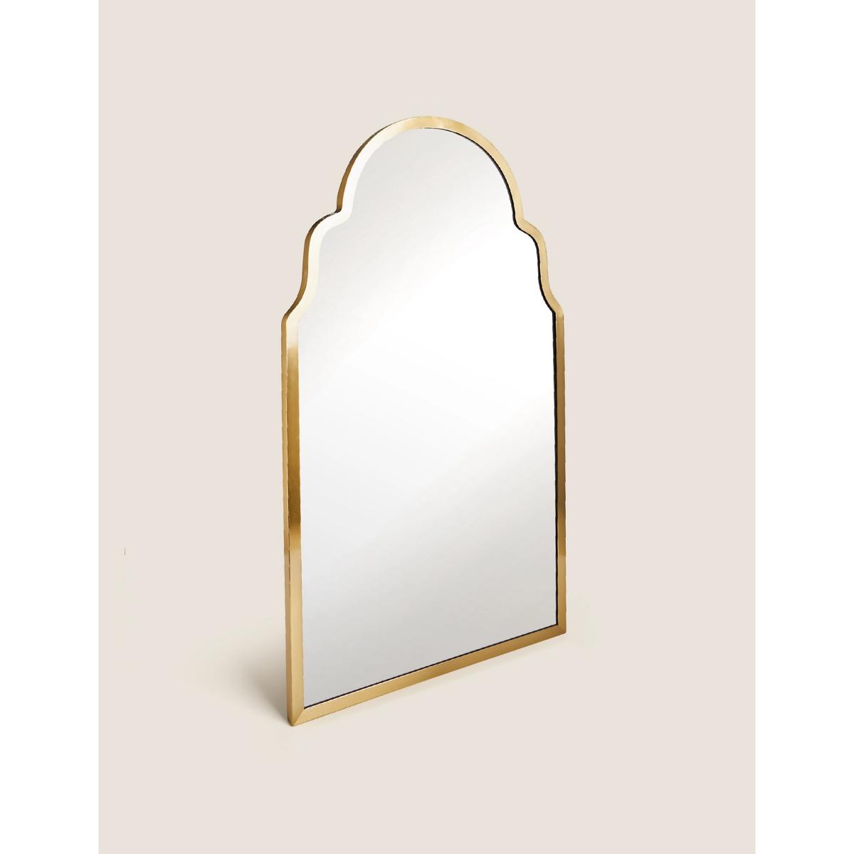 M&S Madrid Large Curved Wall Mirror - Antique Brass, Antique Brass – image 2