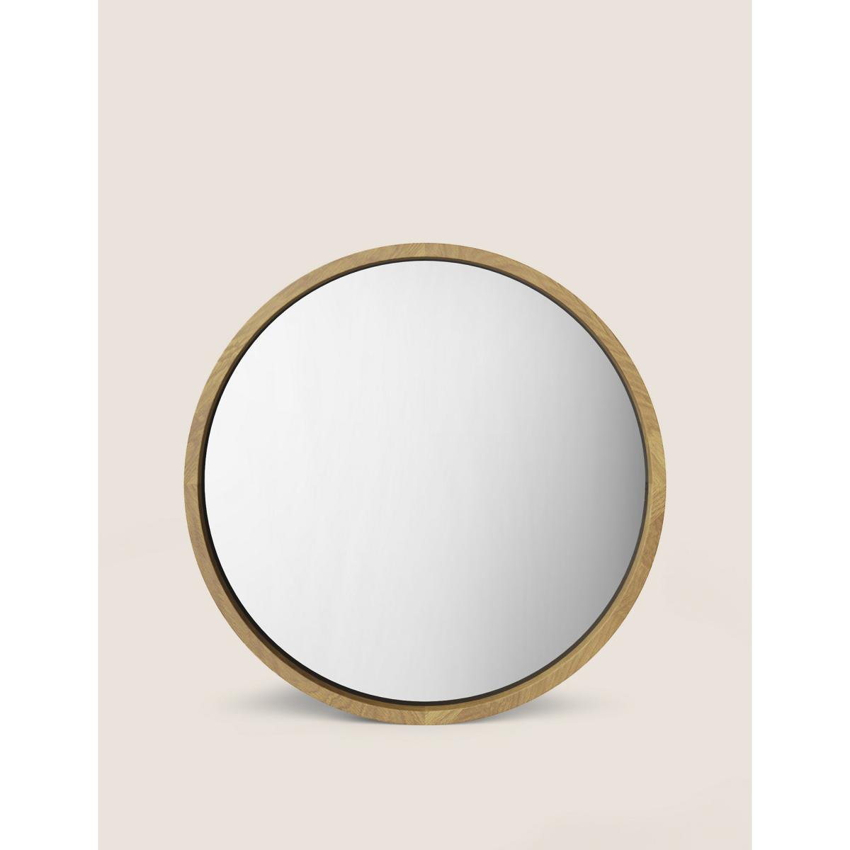 M&S Oak Round Hanging Wall Mirror, Oak – image 2