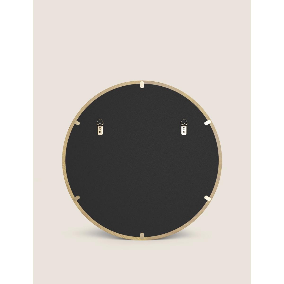 M&S Oak Round Hanging Wall Mirror, Oak – image 7