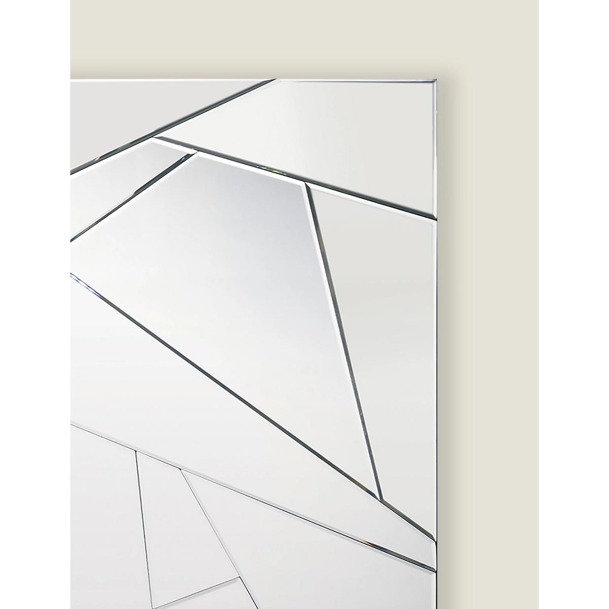 Dar Lecee Rectangular Wall Mirror - Silver, Silver – image 2