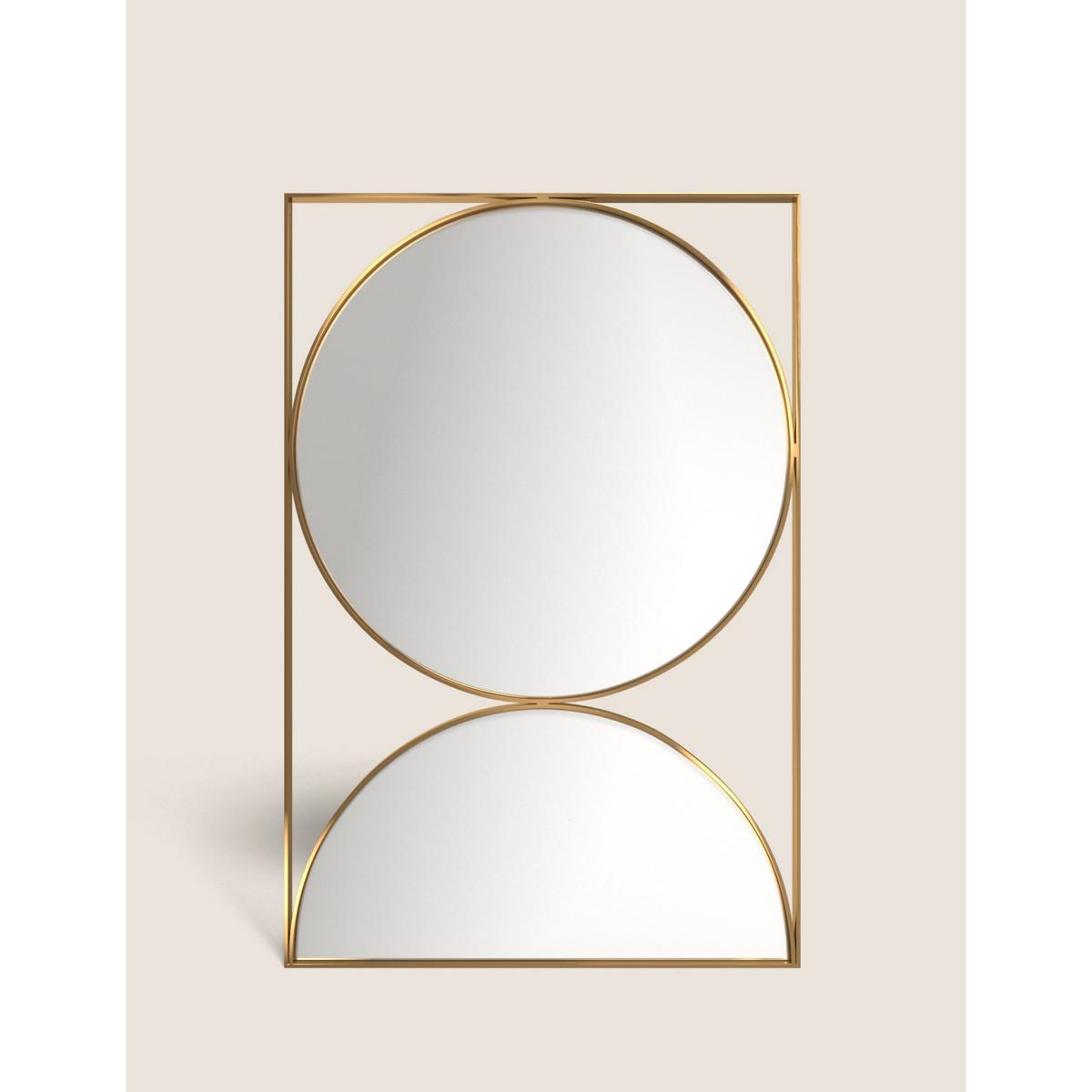 M&S Large Framed Circle Wall Mirror - Antique Brass, Antique Brass – image 2