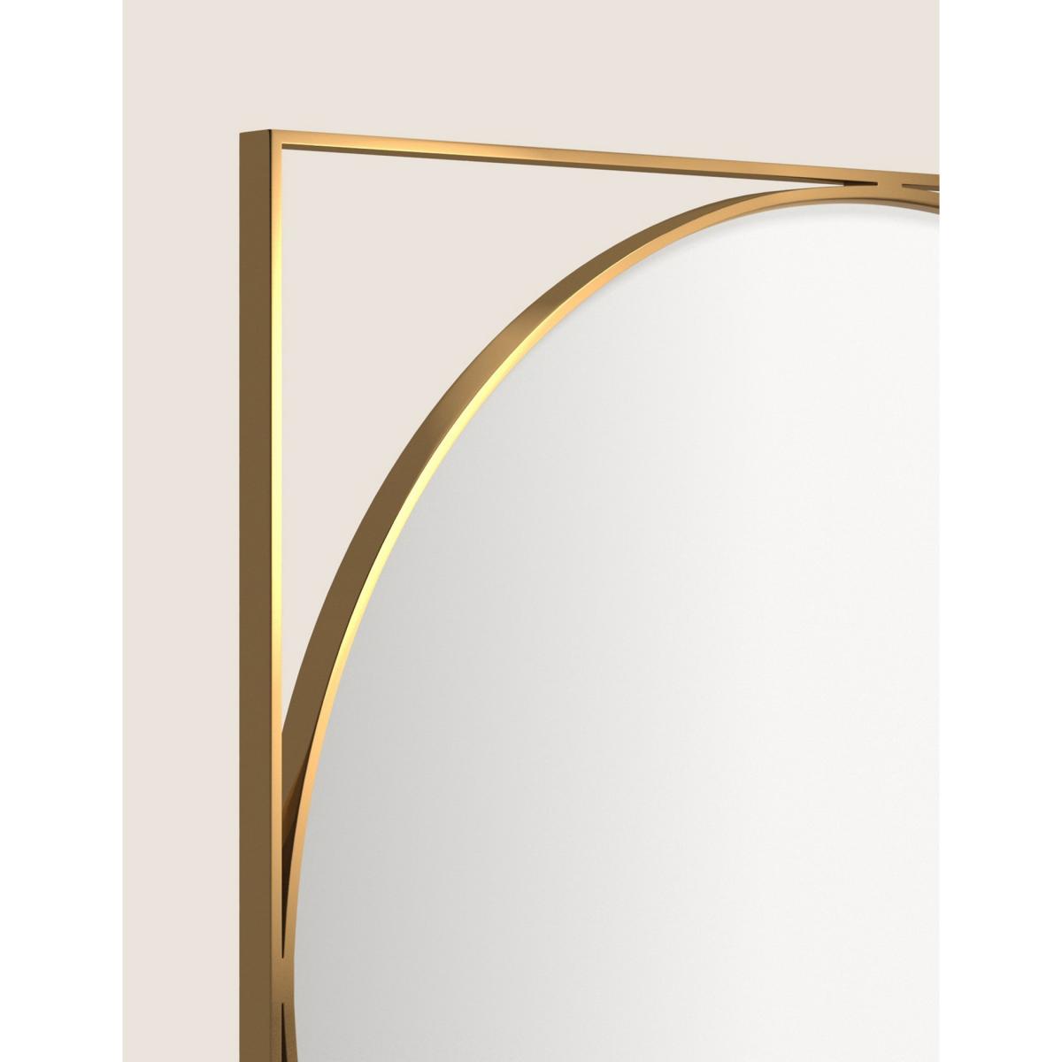 M&S Large Framed Circle Wall Mirror - Antique Brass, Antique Brass – image 4