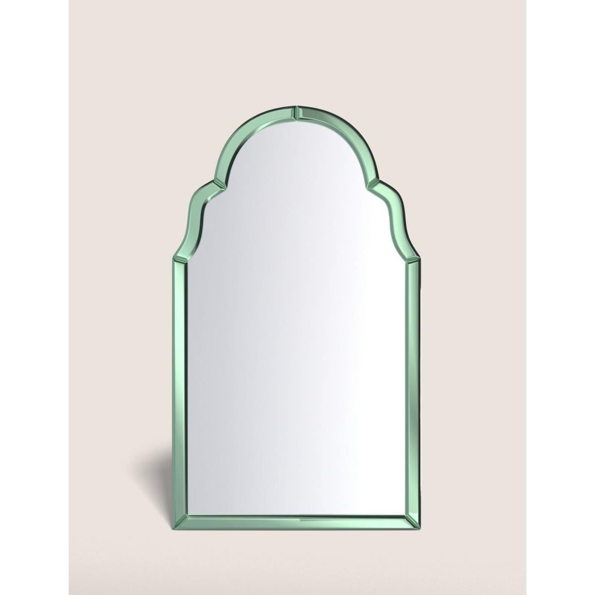 M&S Madrid Medium Curved Wall Mirror - Light Green, Light Green – image 2