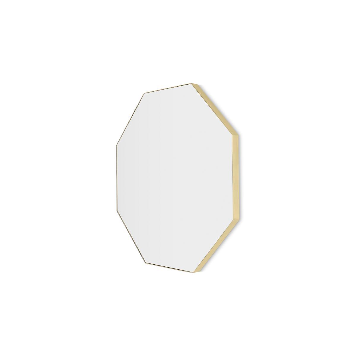 Arles Octagonal Mirror 80cm, Brushed Brass – image 2
