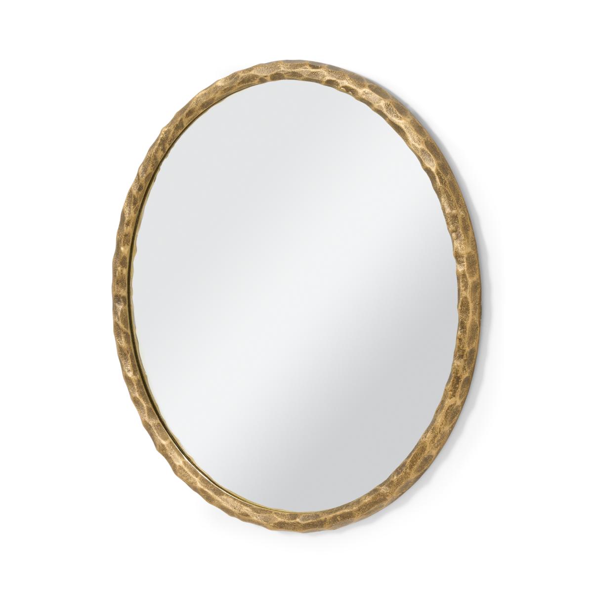 Hepsebah Circular Wall Mirror, 60 x 60 cm, Brass – image 11