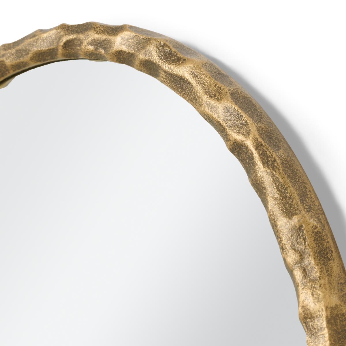 Hepsebah Circular Wall Mirror, 60 x 60 cm, Brass – image 12