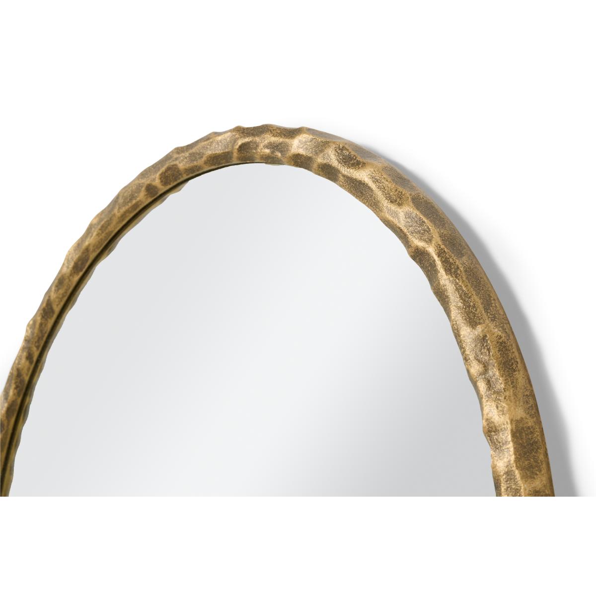 Hepsebah Circular Wall Mirror, 60 x 60 cm, Brass – image 6