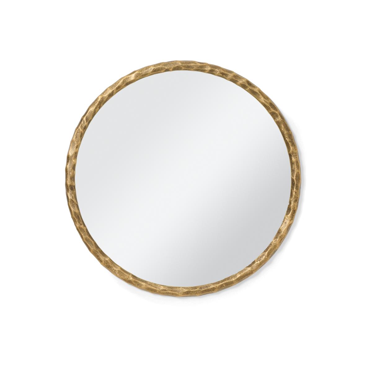 Hepsebah Circular Wall Mirror, 60 x 60 cm, Brass – image 1