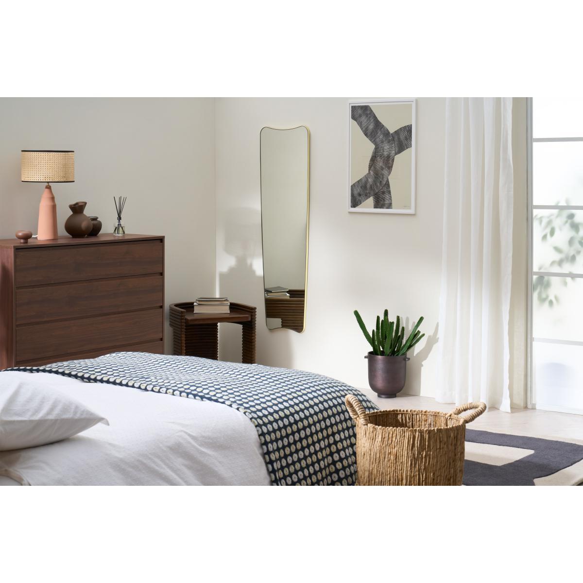 Asano Dress Mirror, 42 x 140 cm, Brushed Brass – image 3