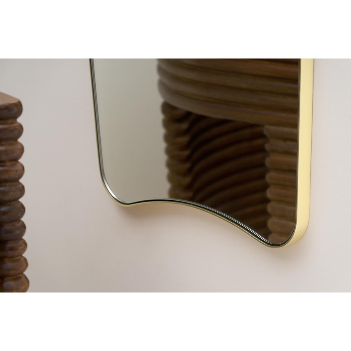Asano Dress Mirror, 42 x 140 cm, Brushed Brass – image 4