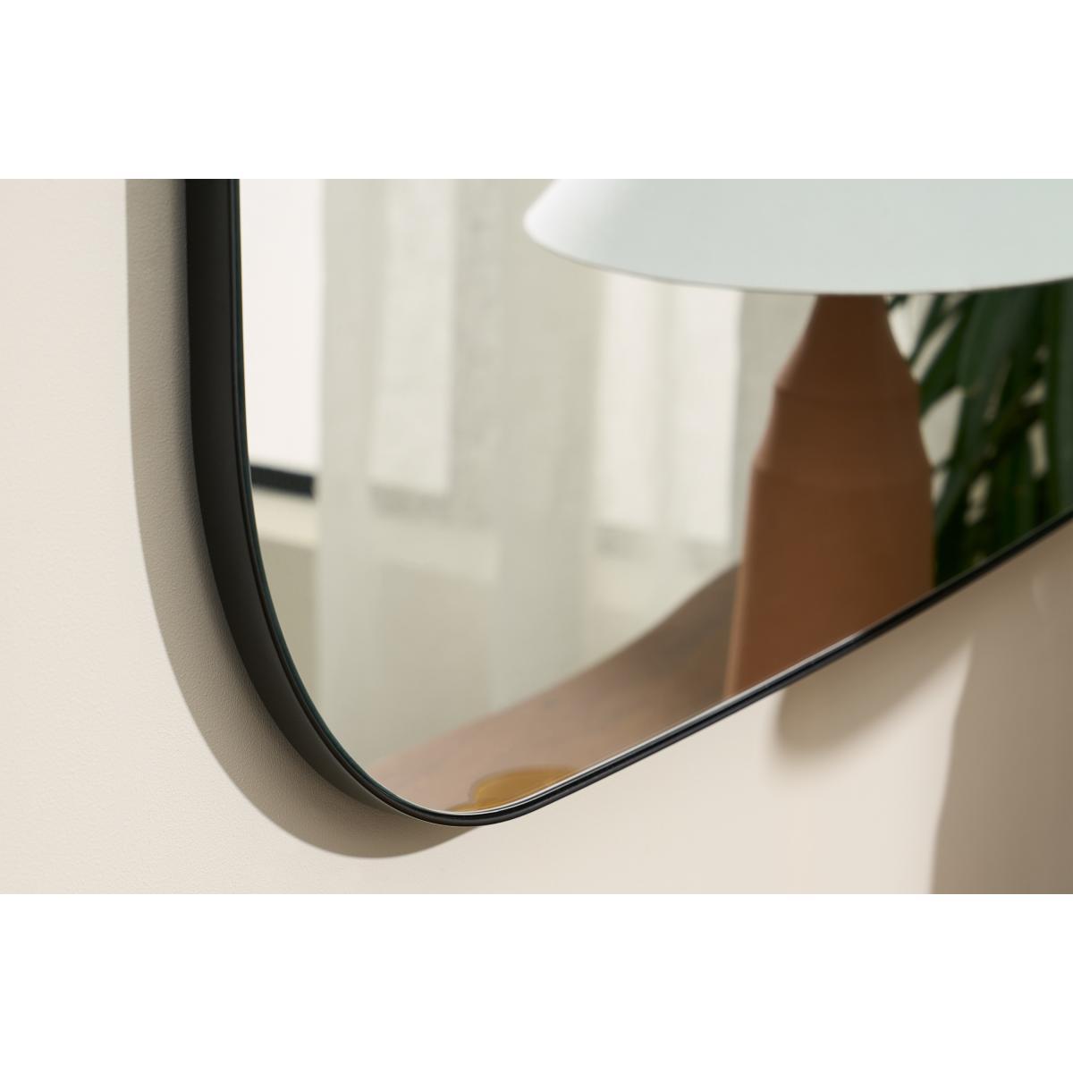 Emmerson Large Wall Mirror, 70 x 100 cm, Matte Black – image 4